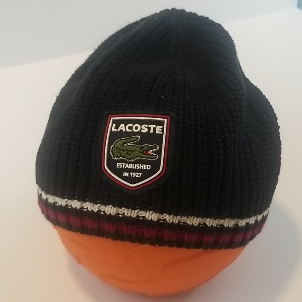 Lacoste retro beanie